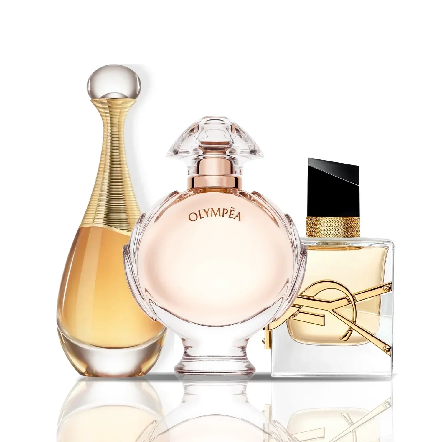 Sada 3 Parfémů | J'Adore Dior + Olympea + Yves Saint Laurent Libre